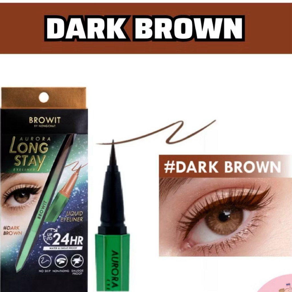 BÚT KẺ MẮT DẠ CHỐNG NƯỚC NONGCHAT BROWIT THÁI LAN