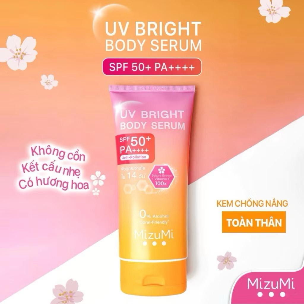 [MIZUMI] Kem Chống Nắng MizuMi UV Bright Body Serum 180ml