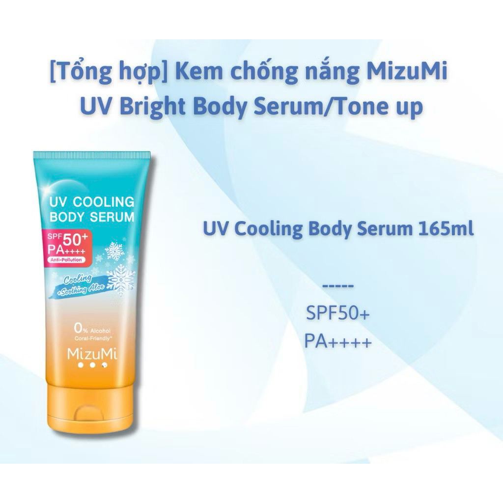 [MIZUMI] Kem Chống Nắng MizuMi UV Bright Body Serum 180ml
