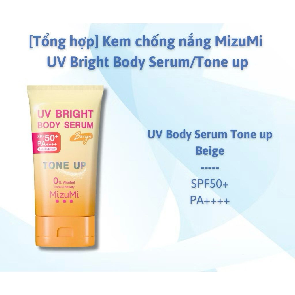 [MIZUMI] Kem Chống Nắng MizuMi UV Bright Body Serum 180ml