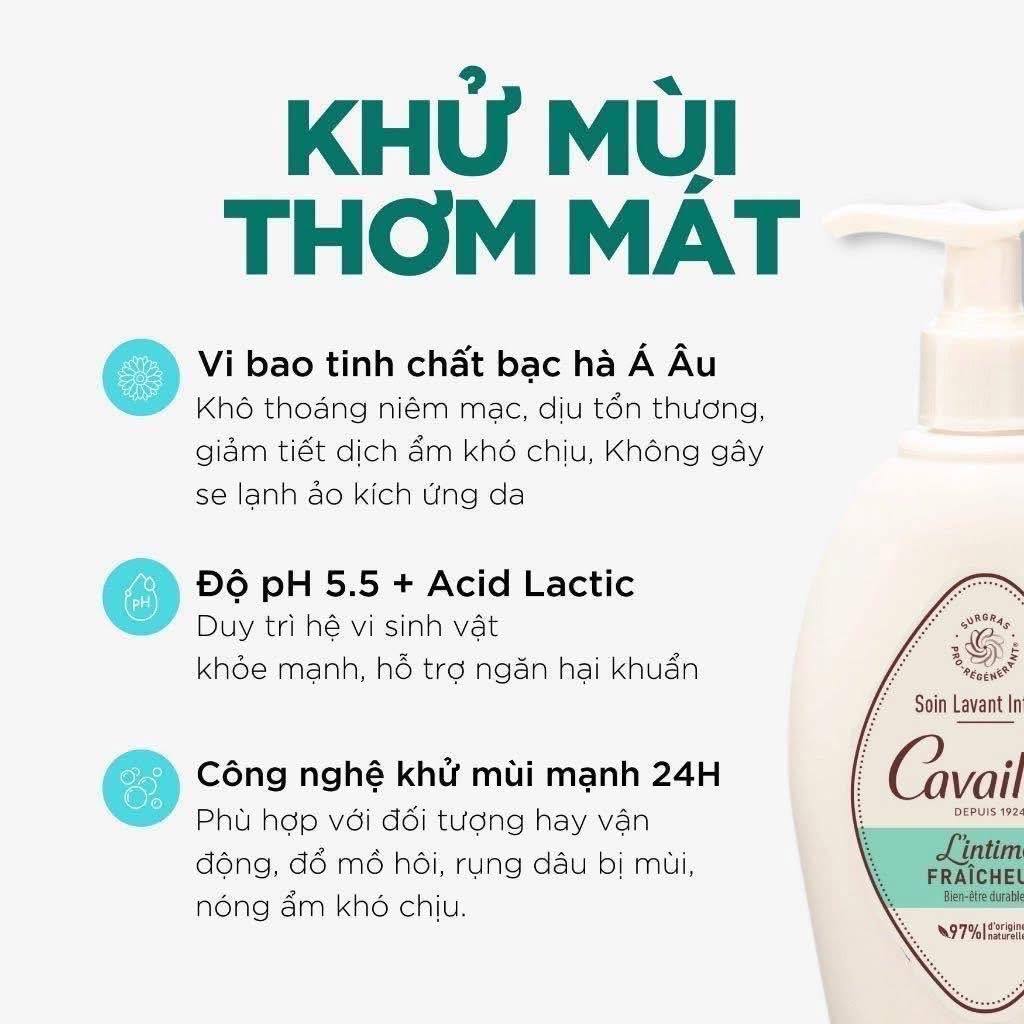 Dung Dịch Vệ Sinh Phụ Nữ Rogé Cavaillès - An Toàn, Kháng Khuẩn, Dưỡng Ẩm, Chăm Sóc Da Nhạy Cảm 100% Từ Thiên Nhiên 250ML
