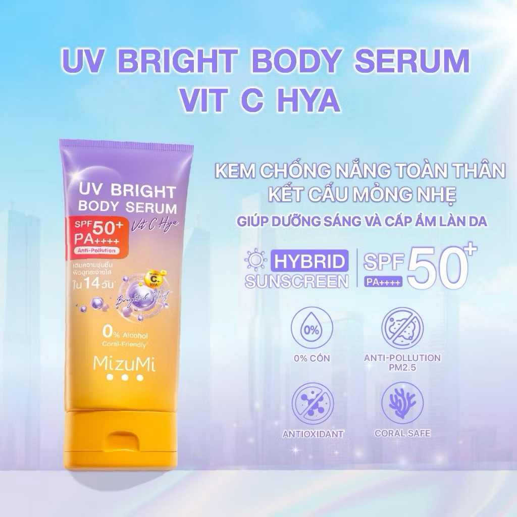 [MIZUMI] Kem Chống Nắng MizuMi UV Bright Body Serum 180ml