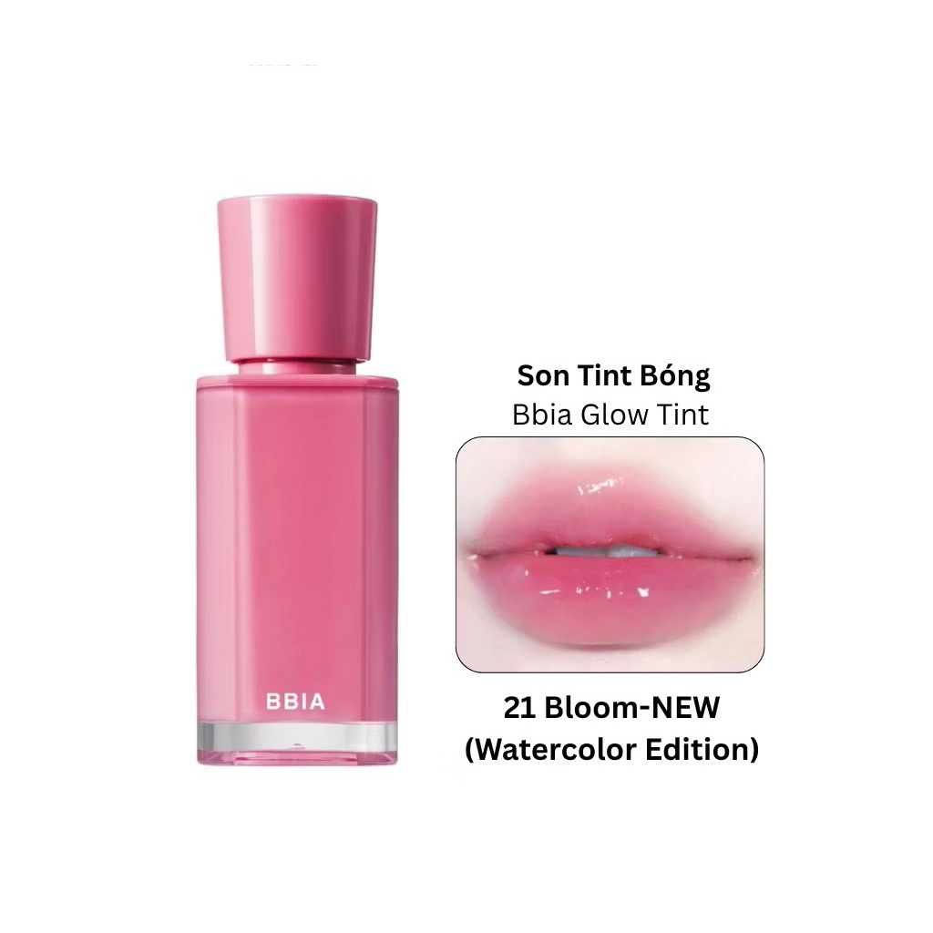 [BBIA] Son Tint Bóng Bbia Glow Lips tint căng bóng mọng môi (Nhập Khẩu Chính Hãng)