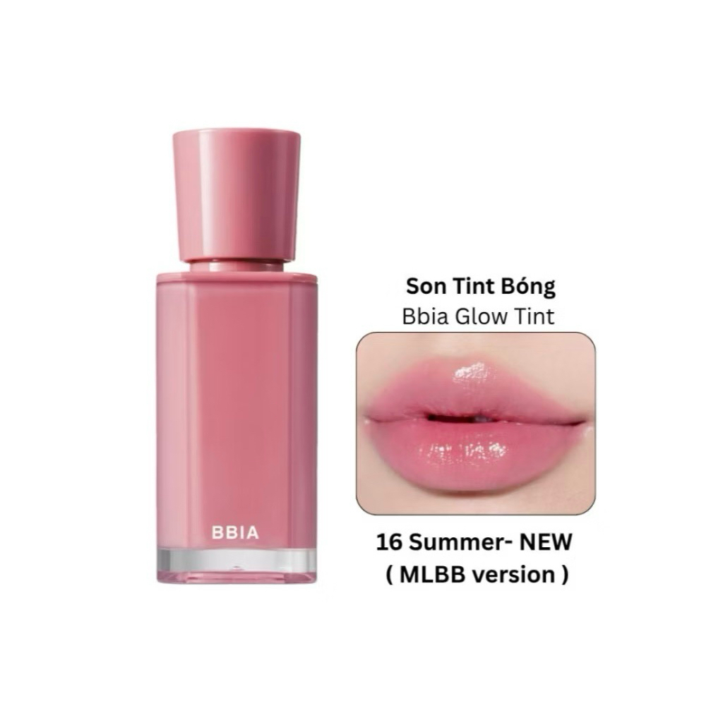 [BBIA] Son Tint Bóng Bbia Glow Lips tint căng bóng mọng môi (Nhập Khẩu Chính Hãng)
