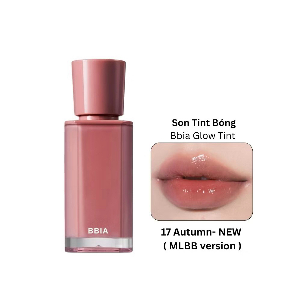 [BBIA] Son Tint Bóng Bbia Glow Lips tint căng bóng mọng môi (Nhập Khẩu Chính Hãng)