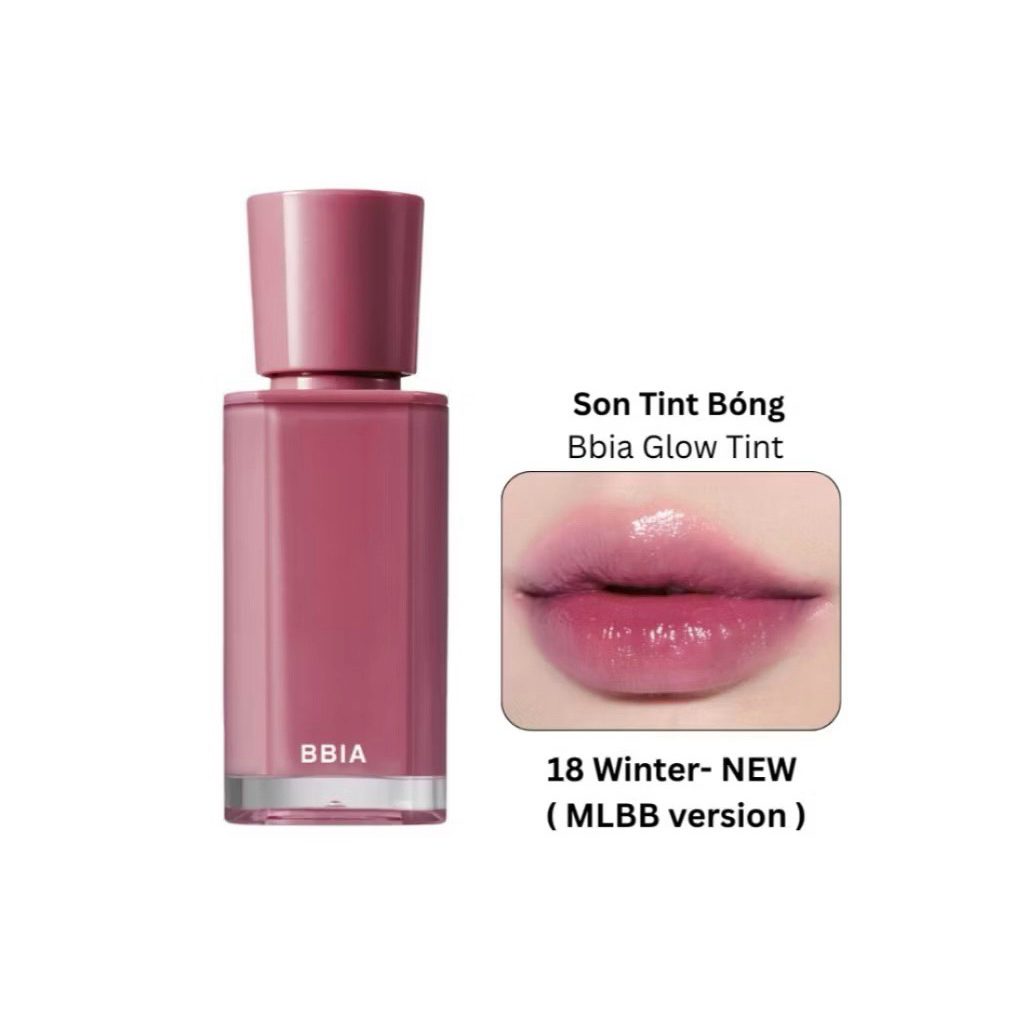 [BBIA] Son Tint Bóng Bbia Glow Lips tint căng bóng mọng môi (Nhập Khẩu Chính Hãng)