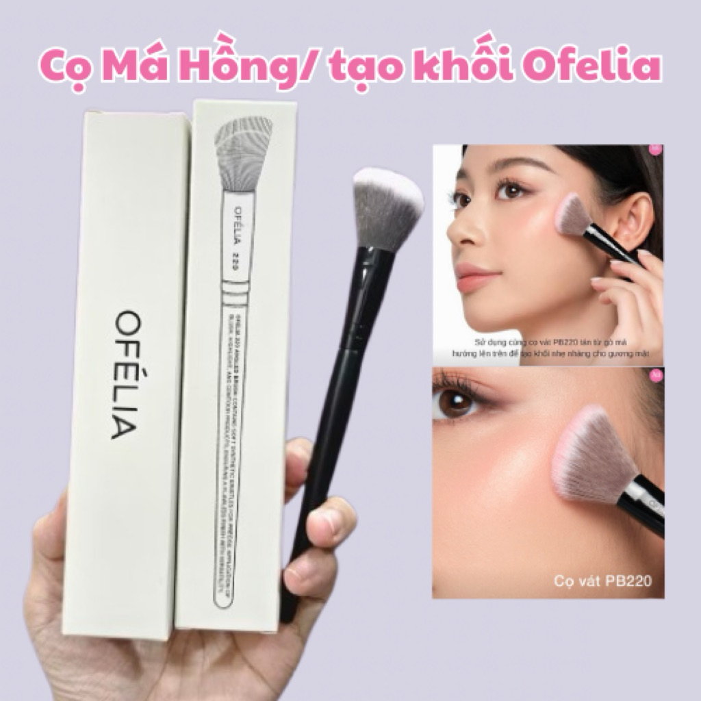 [GUOXIAONIU] Cọ Phủ Phấn Má Hồng Cọ Trang Điểm Phấn Mắt Che Khuyết Điểm Phấn Phủ Tạo Khối T018