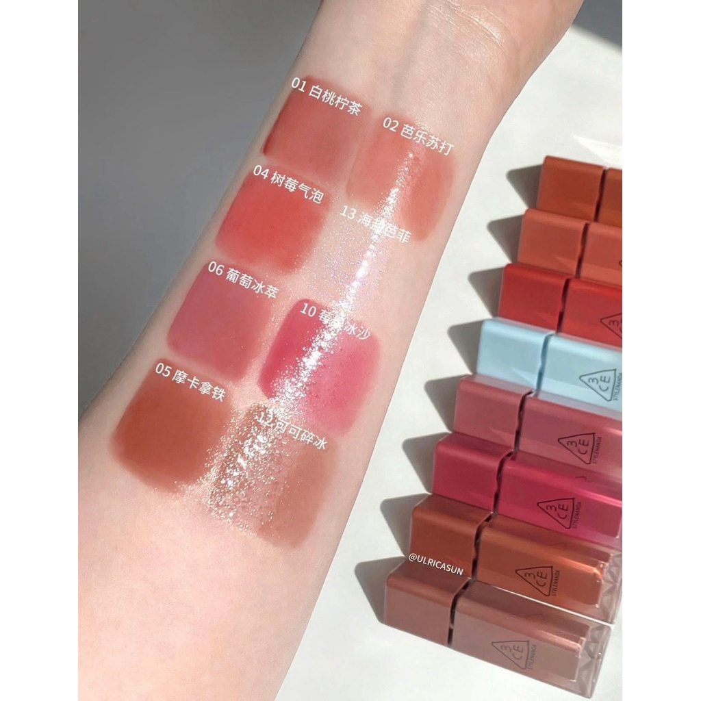 Son Tint Bóng 3CE Gummy Oil Tint Căng Mọng Dưỡng Ẩm 4g