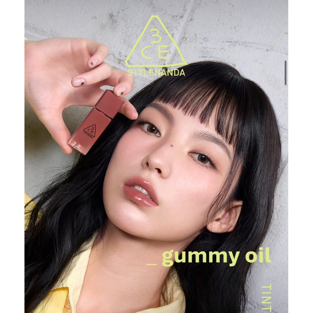 Son Tint Bóng 3CE Gummy Oil Tint Căng Mọng Dưỡng Ẩm 4g