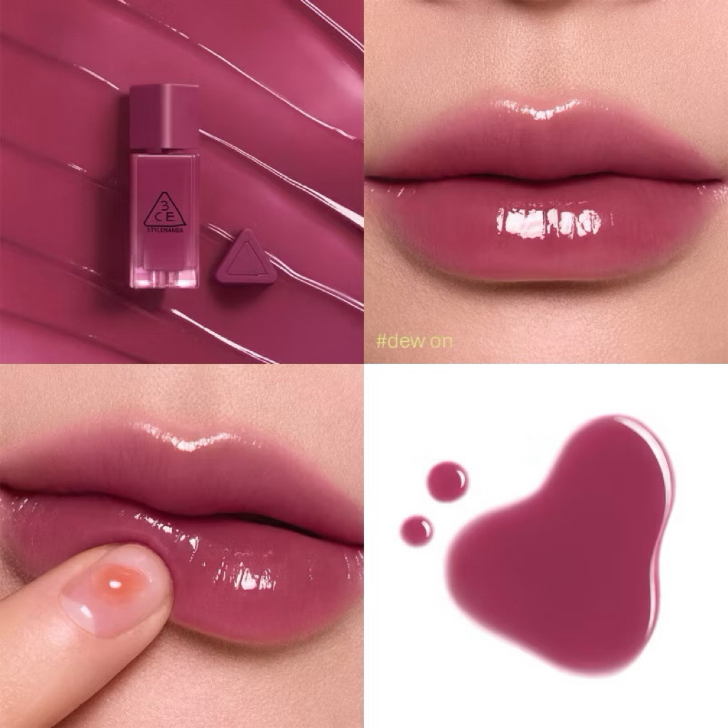 Son Tint Bóng 3CE Gummy Oil Tint Căng Mọng Dưỡng Ẩm 4g