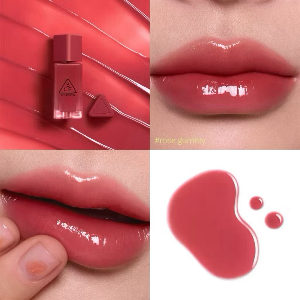 Son Tint Bóng 3CE Gummy Oil Tint Căng Mọng Dưỡng Ẩm 4g