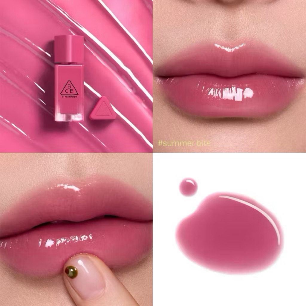 Son Tint Bóng 3CE Gummy Oil Tint Căng Mọng Dưỡng Ẩm 4g