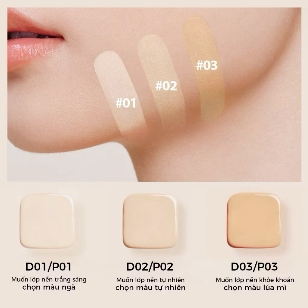 Kem Nền DOPI Chân Ái Cho Da Dầu Mịn Lì 35m