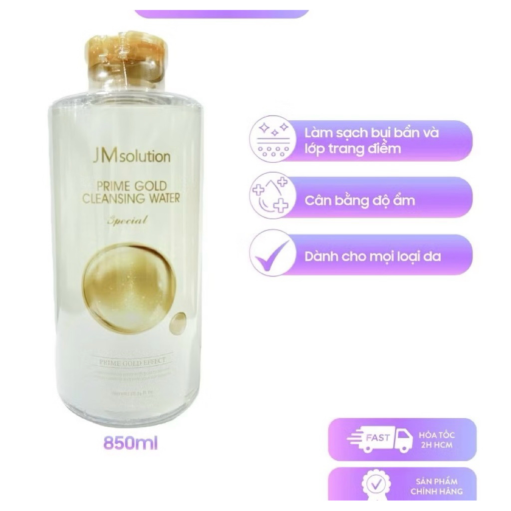 Nước Tẩy Trang JM Solution Hàn Quốc – Làm Sạch Dịu Nhẹ, Cấp Ẩm HA – Cho Da Nhạy Cảm, Da Khô, Nhiều Phân Loại