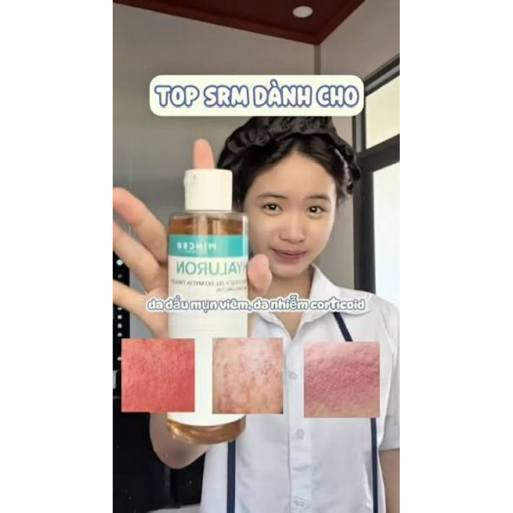 Sữa Rửa Mặt Mincer Hyaluron Cleasing Gel Làm Sạch Sâu Cho Da Nhạy Cảm, Da Mụn 200ml