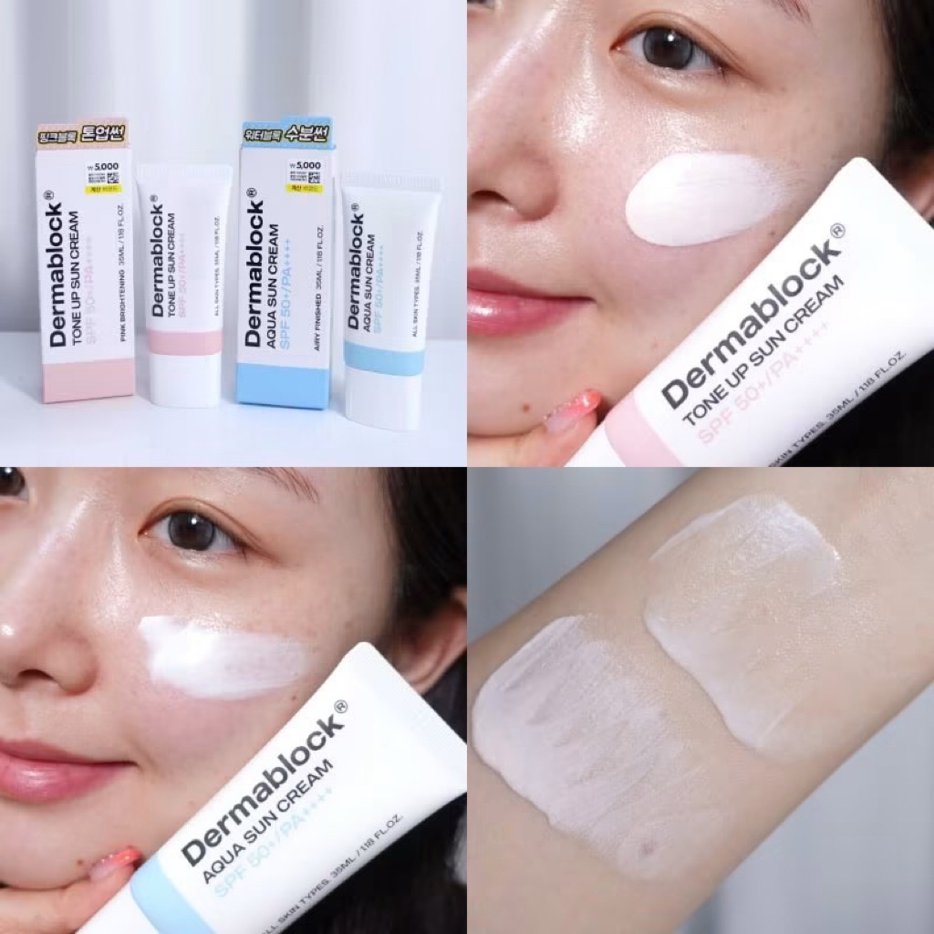 Kem Chống Nắng Dermablock Phổ Rộng SPF50+ PA++++ Giúp Chống Nắng Và Nâng Tone Cho Mọi Loại Da 35ml