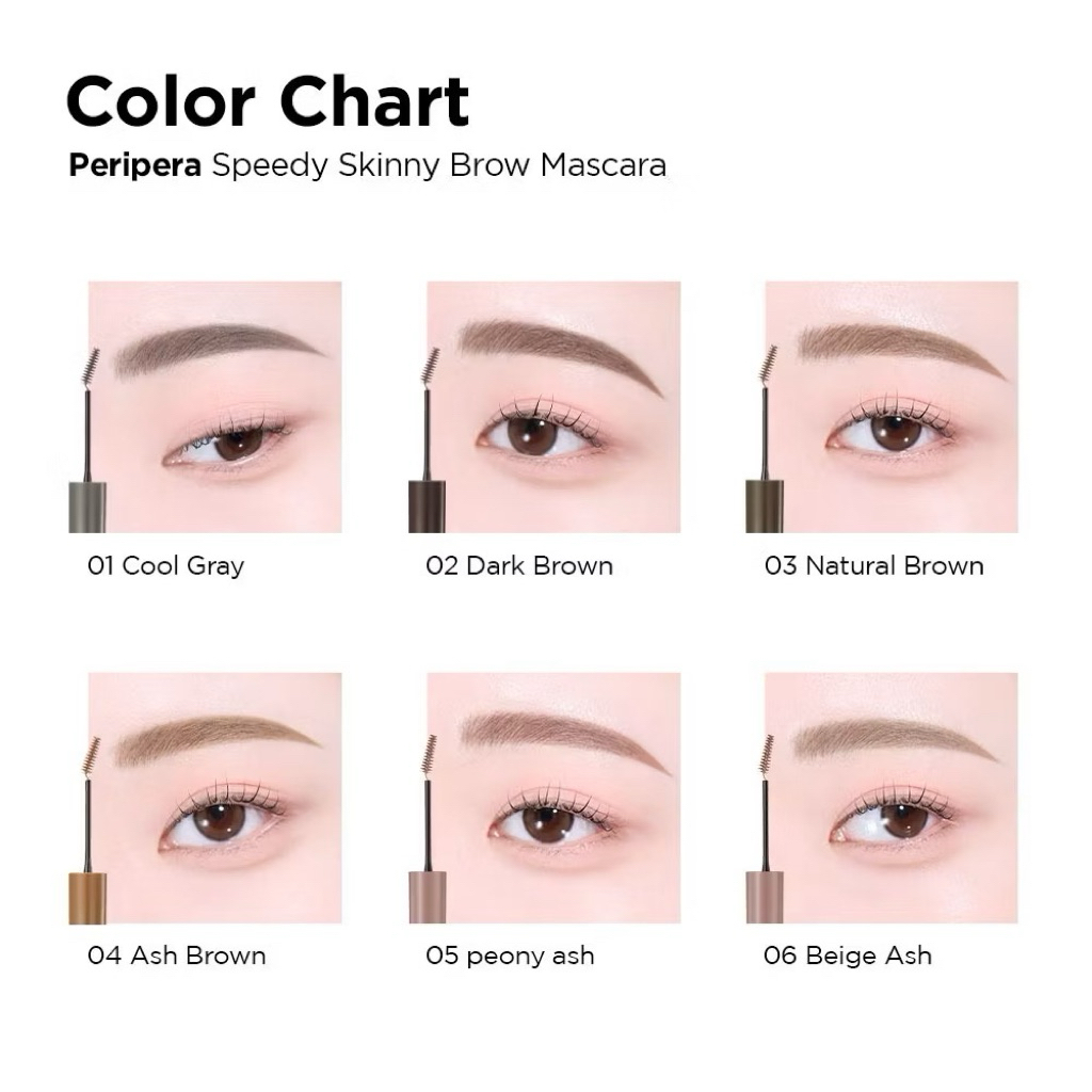 [PERRIPERA] Mascara Chuốt Lông Mày Peripera Speedy Skinny Brow 3G Không Trôi Không Lem Bền Màu