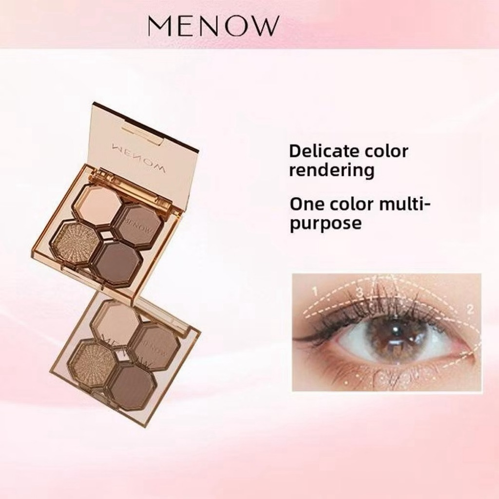 Bảng Phấn Mắt 4 màu MENOW Pop Eye Palette 4g