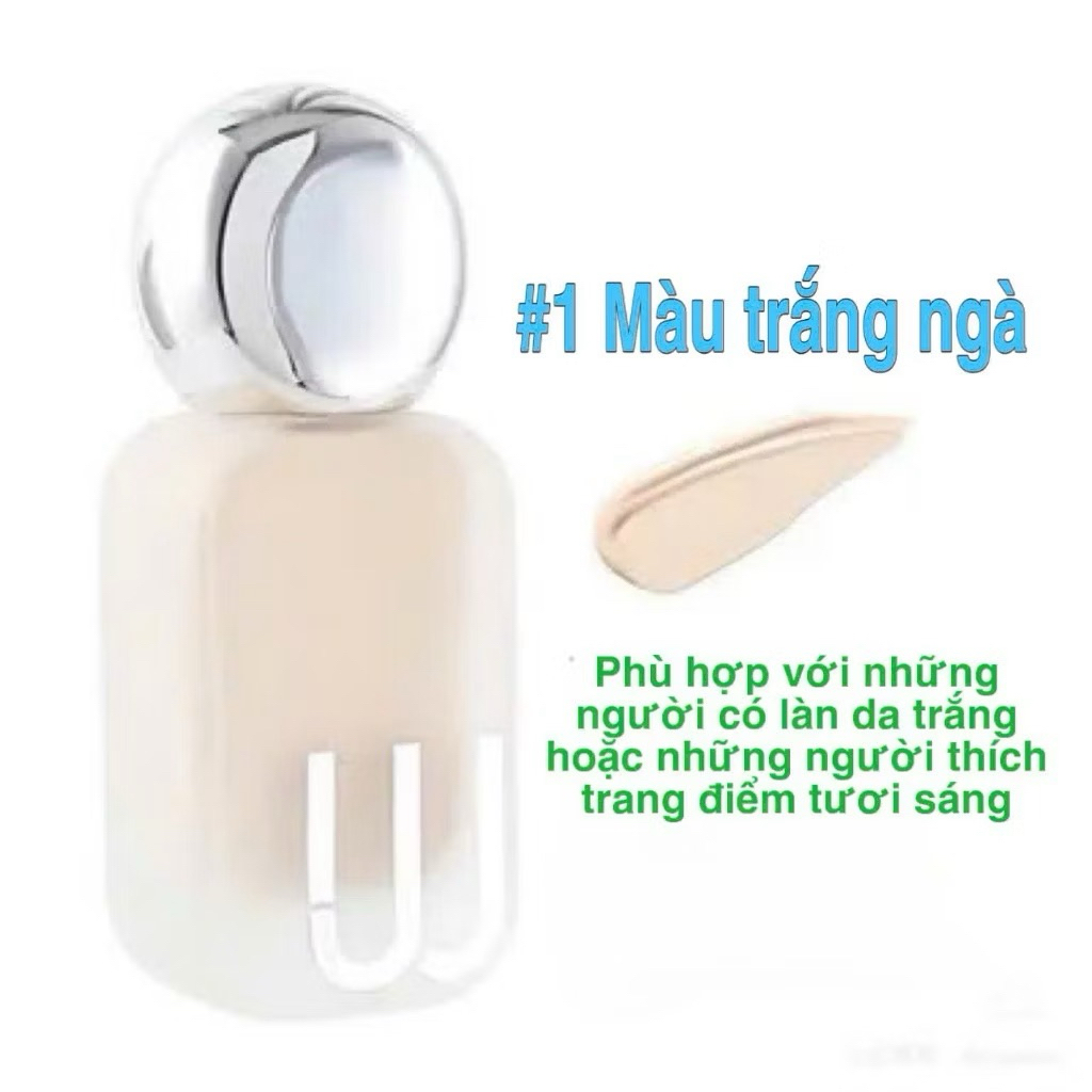 Kem nền Z.W.J Weijie Lightweight 30ml cho lớp nền mỏng nhẹ tự nhiên chống thấm nước kiểm soát dầu
