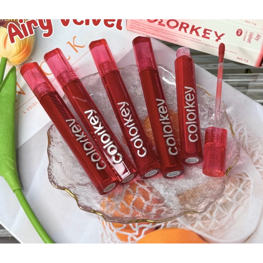 Son Velvet COLORKEY Chất Son Kem Nhung, Mịn Lì, Mềm Mượt Trên Môi 3g
