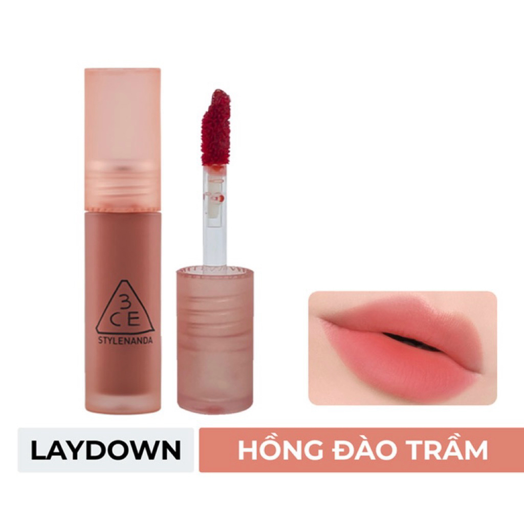 [MINI SIZE] Son Kem Lì 3CE Water Tint Mini Đeo Khẩu Trang Không Lem Hàn Quốc Mini 1,5g