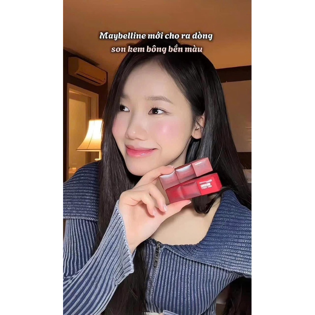 Son Kem Bông Bền Màu Superstay Teddy Tint Maybelline New York 5ml