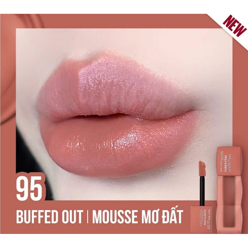 Son Kem Bông Bền Màu Superstay Teddy Tint Maybelline New York 5ml
