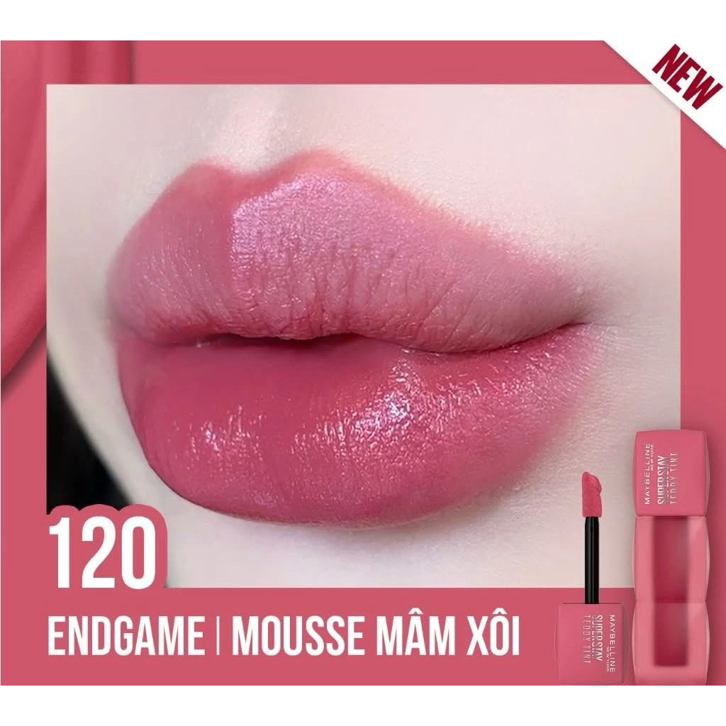 Son Kem Bông Bền Màu Superstay Teddy Tint Maybelline New York 5ml