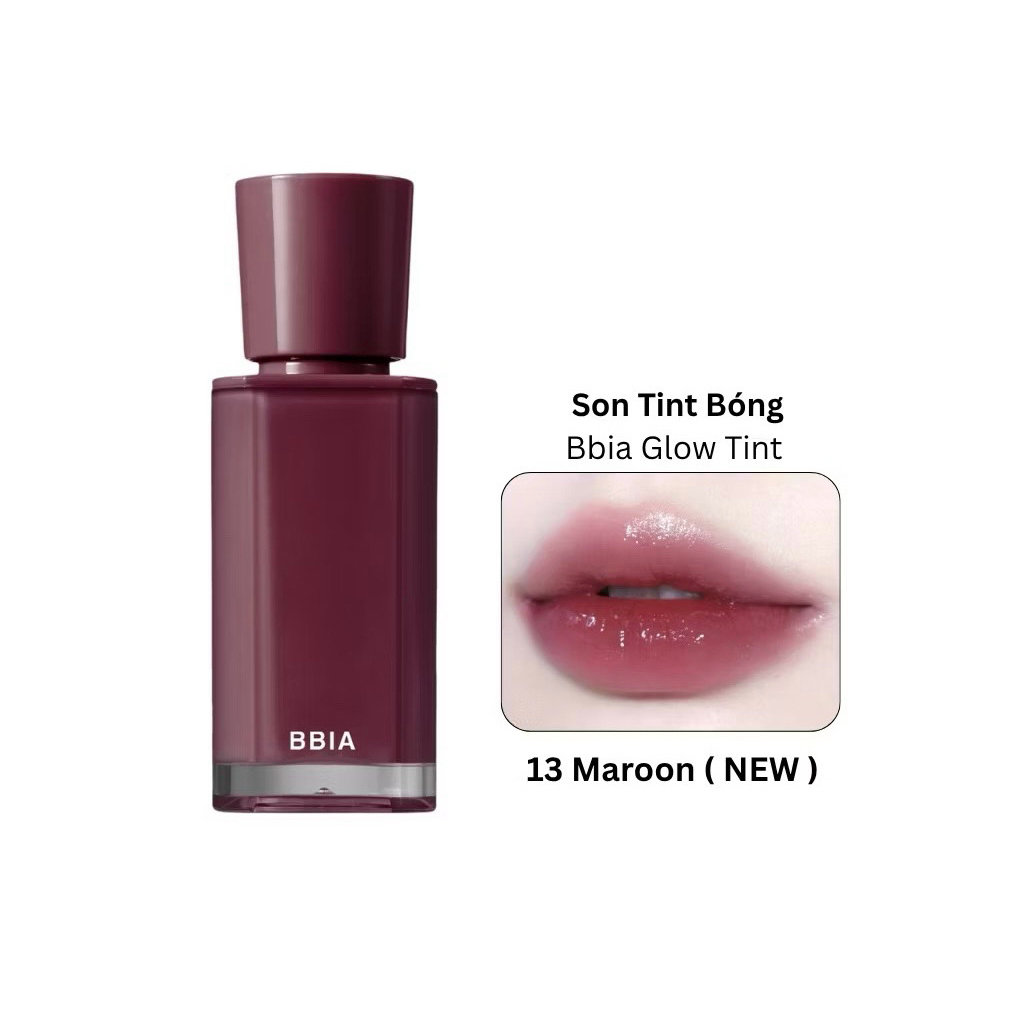 [BBIA] Son Tint Bóng Bbia Glow Lips tint căng bóng mọng môi (Nhập Khẩu Chính Hãng)