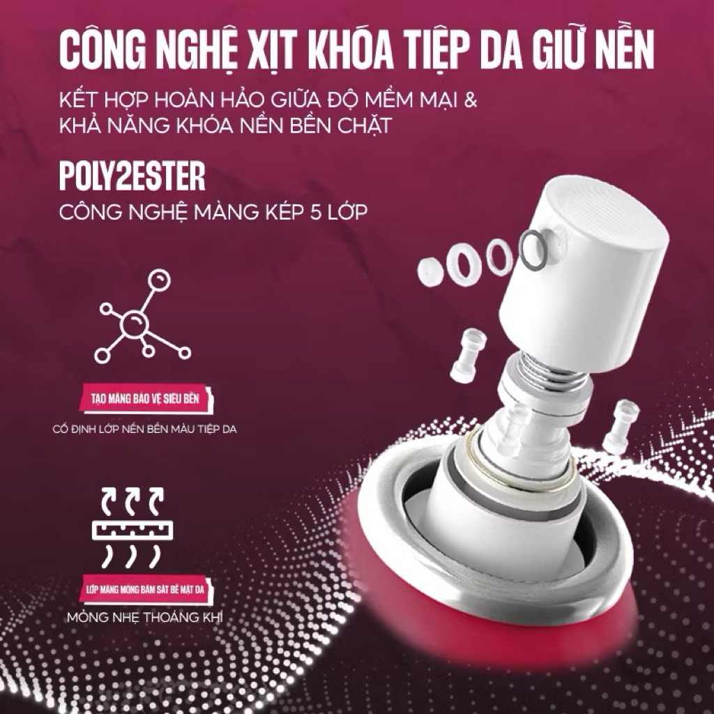 Xịt khóa nền MENOW 100ml – Giữ lớp trang điểm bền màu, kiềm dầu, không trôi