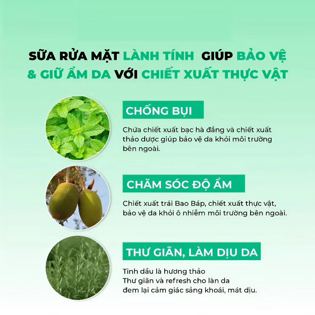 Sữa Rửa Mặt Dạng Sữa Make P:rem Làm Sạch Dịu Nhẹ Dưỡng Ẩm Sạch Sâu An Toàn 100ml