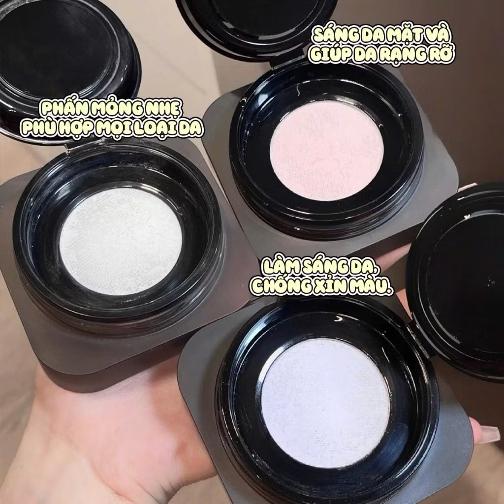 [FULLSIZE] Phấn Phủ Kiềm Dầu CARSLAN Chống Nước Bền Màu Lâu Trôi Suốt 24h Cho Lớp Nền Trang Điểm Tự Nhiên 8g