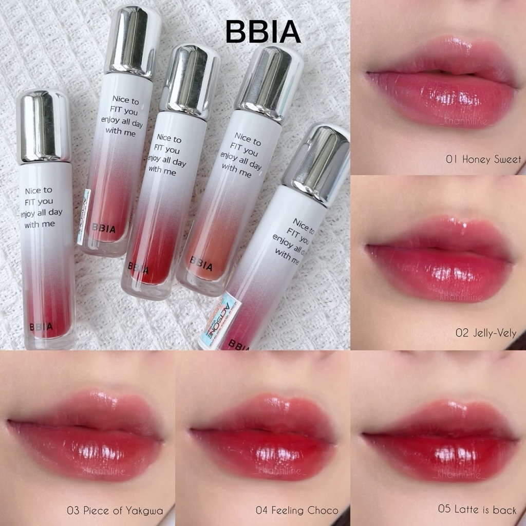 [Mukbang Edition] Son Tint Bóng Bbia Mukbang Water Fit Tint son tint bóng lâu trôi, căng mọng, bền màu Zuliacosmetics