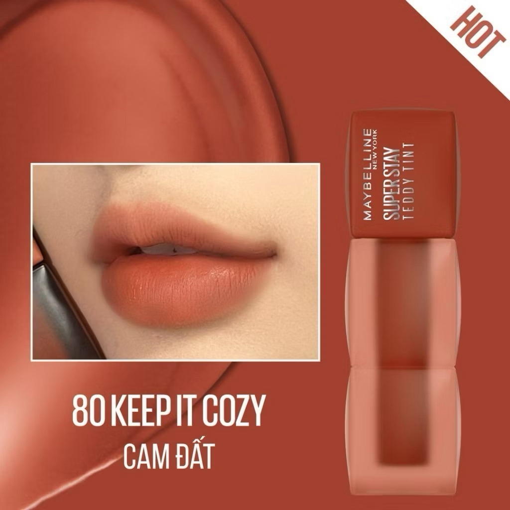 Son Kem Bông Bền Màu Superstay Teddy Tint Maybelline New York 5ml