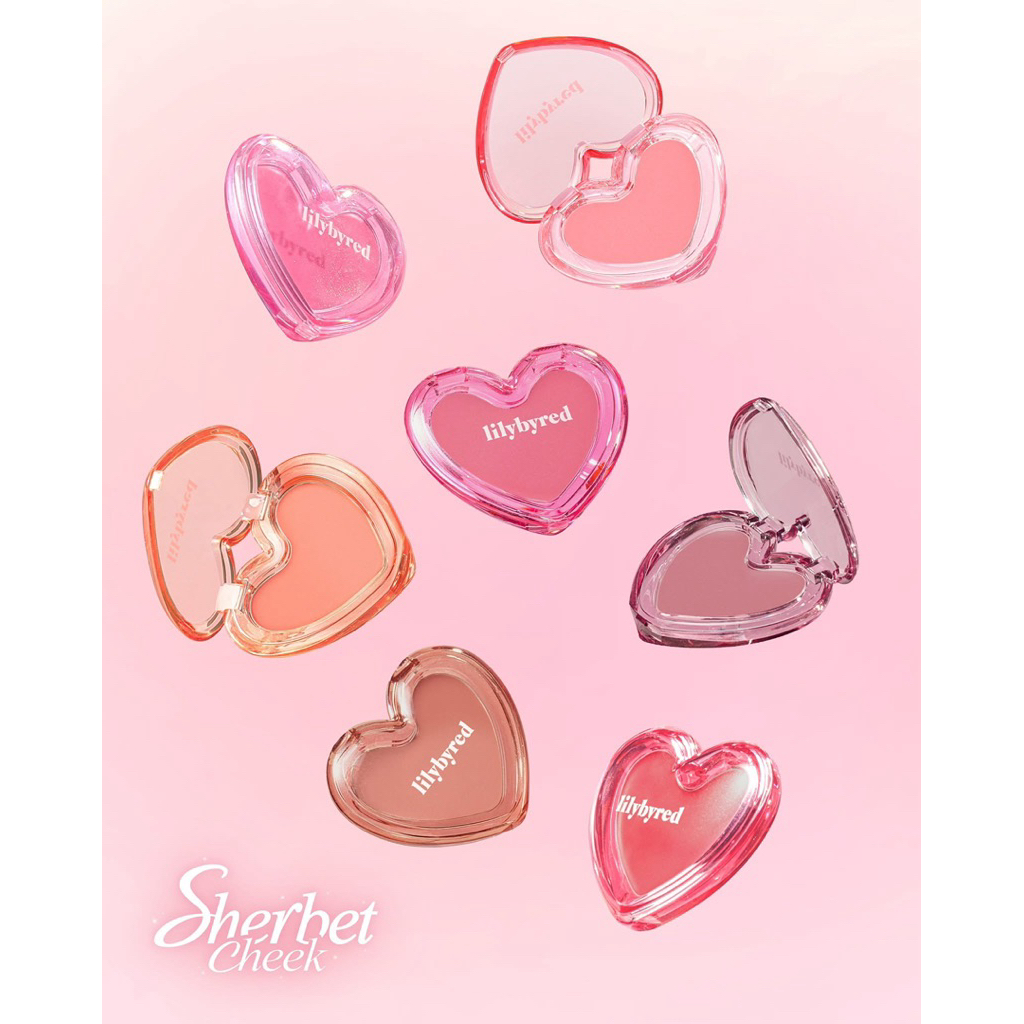 Má Kem Xốp Hạt Nhũ Bắt Sáng Lilybyred Luv Beam Sherbet Cheek 3.5g