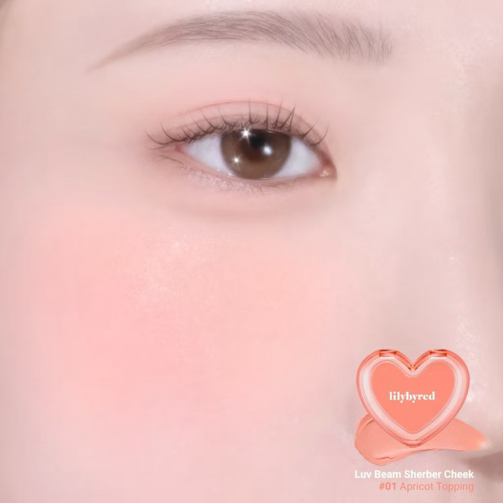 Má Kem Xốp Hạt Nhũ Bắt Sáng Lilybyred Luv Beam Sherbet Cheek 3.5g