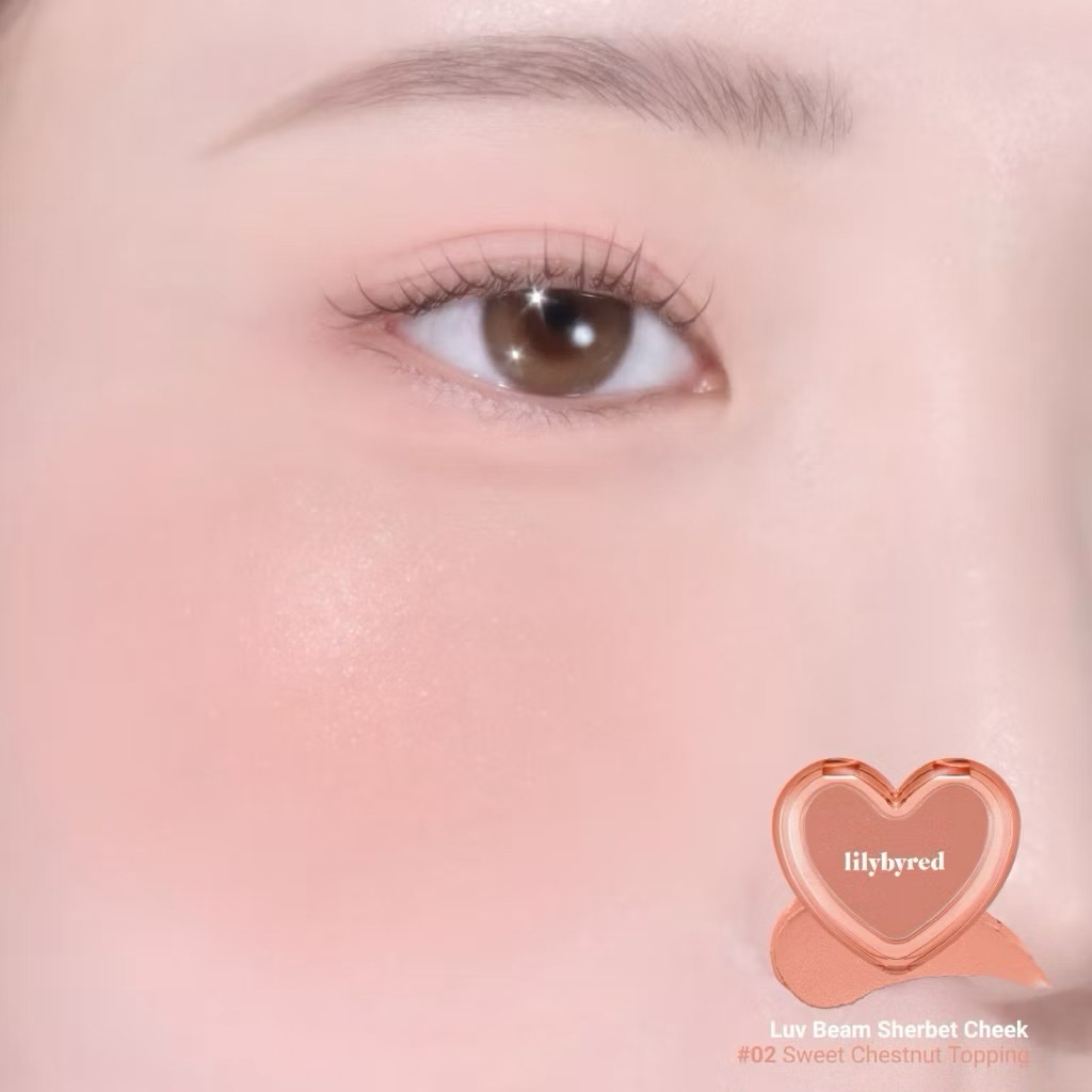 Má Kem Xốp Hạt Nhũ Bắt Sáng Lilybyred Luv Beam Sherbet Cheek 3.5g