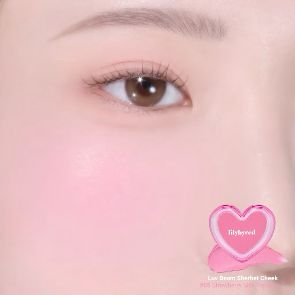 Má Kem Xốp Hạt Nhũ Bắt Sáng Lilybyred Luv Beam Sherbet Cheek 3.5g