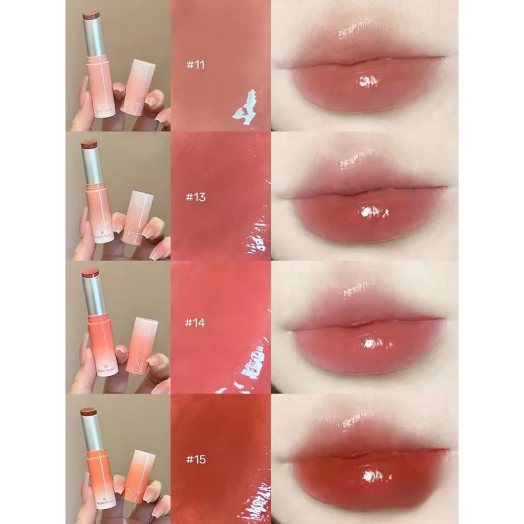 (1 - 17) Son thỏi Romand dưỡng có màu Glasting Melting Balm Zulia
