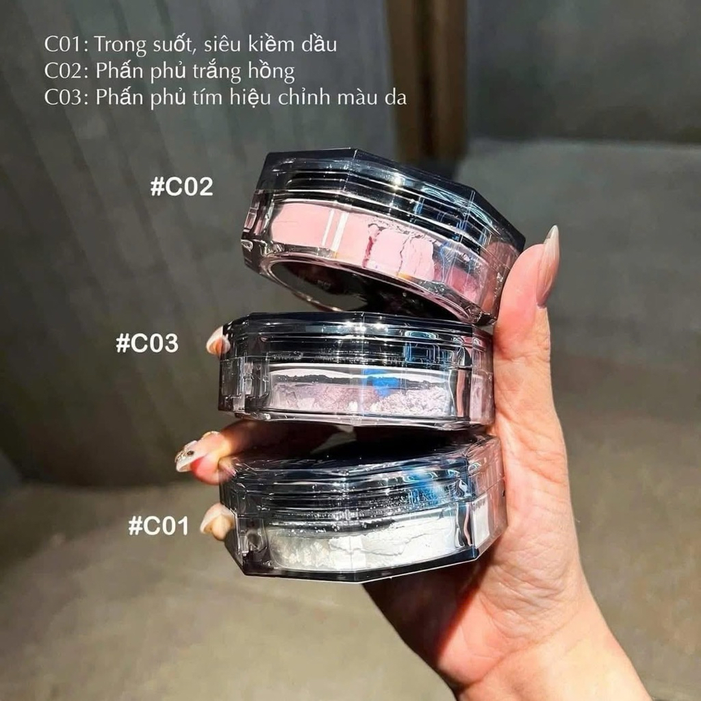 [COLORKEY] Phấn Phủ Bột Colorkey Vỏ Bạc Kiềm Dầu Lâu Trôi Lasting Naturally 8g