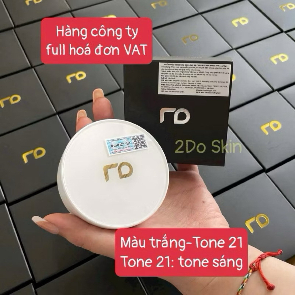 Phấn Nước/Cushion Renoderm DayLong BB Cream Gold SPF37/PA++ và Renoderm DayLong BB Cream Silver SPF50+ PA+++ 15g