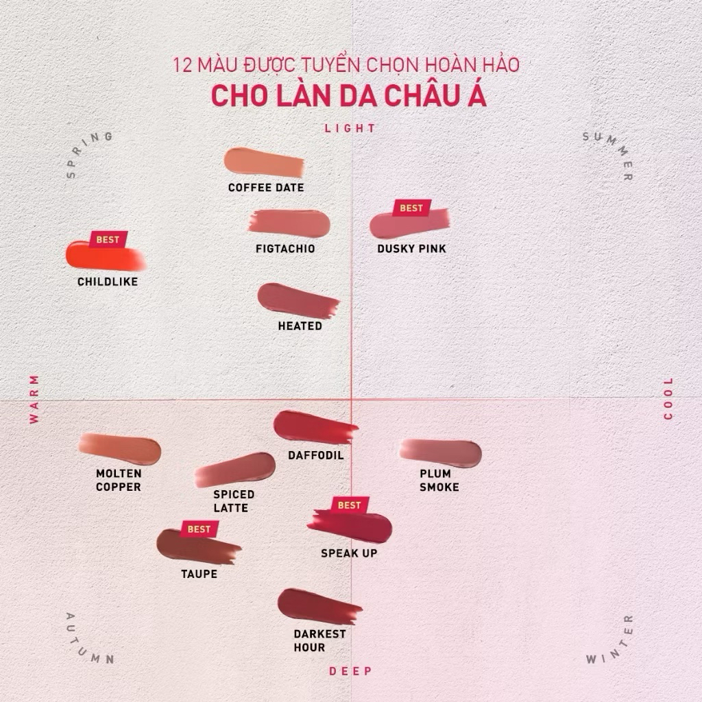 Son Kem Lì Nhung Mịn 3CE Velvet Lip Tint Plush (MẪU MỚI 2025)