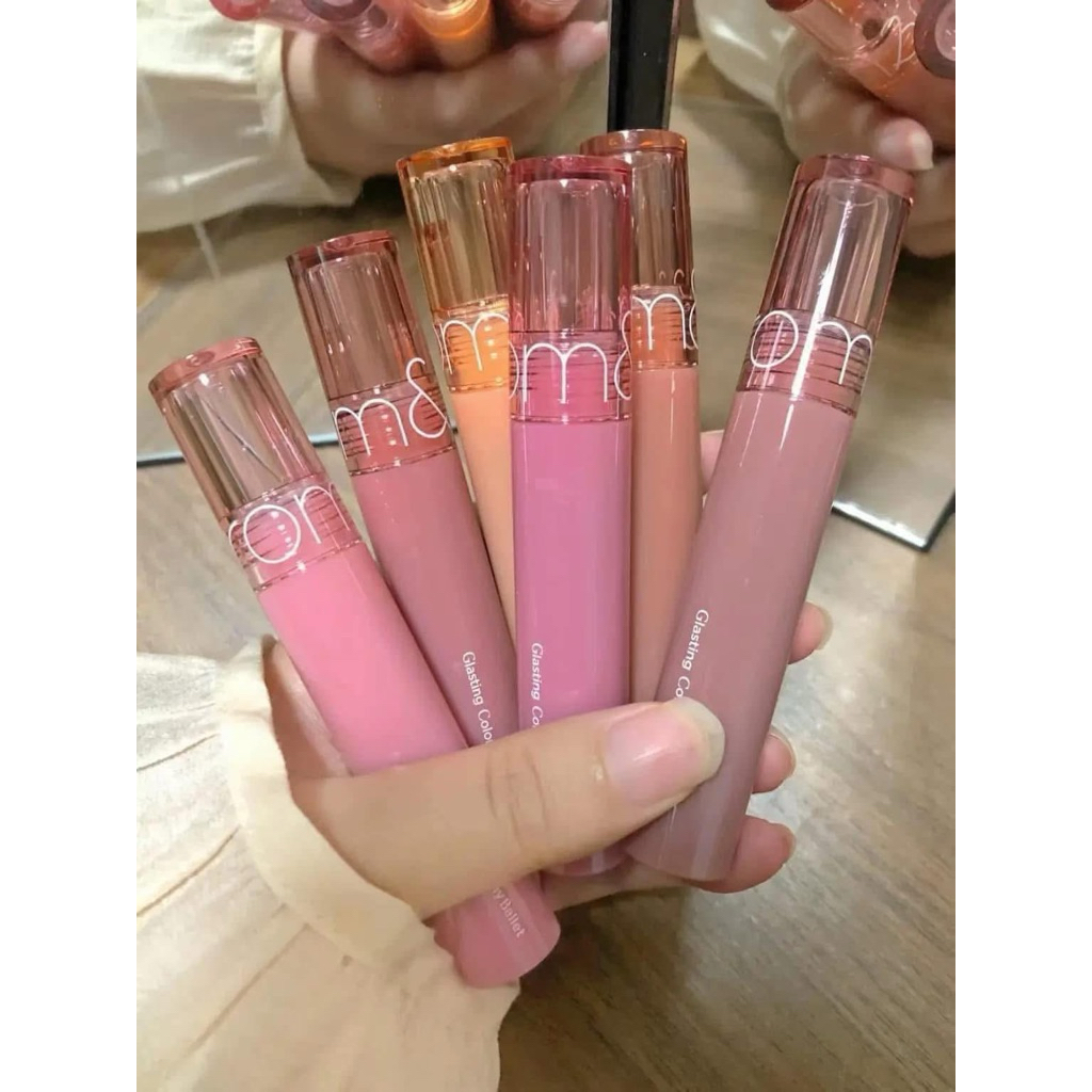 (New) Son Tint Bóng Romand Glasting Color GLOSS căng mọng môi