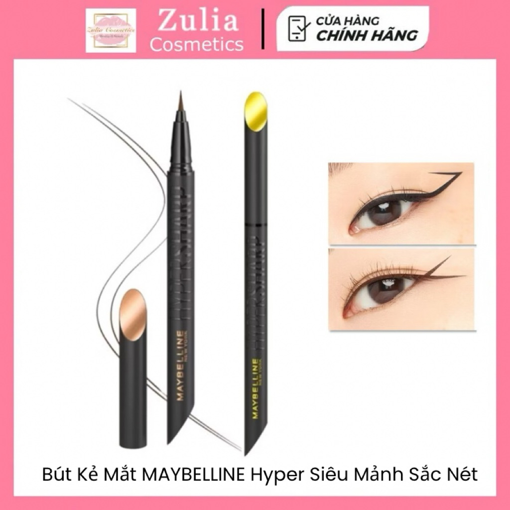 Bút Kẻ Mắt MAYBELLINE Hyper Sharp Liner Extreme Siêu Mảnh Sắc Nét Chống Nước 0.4g