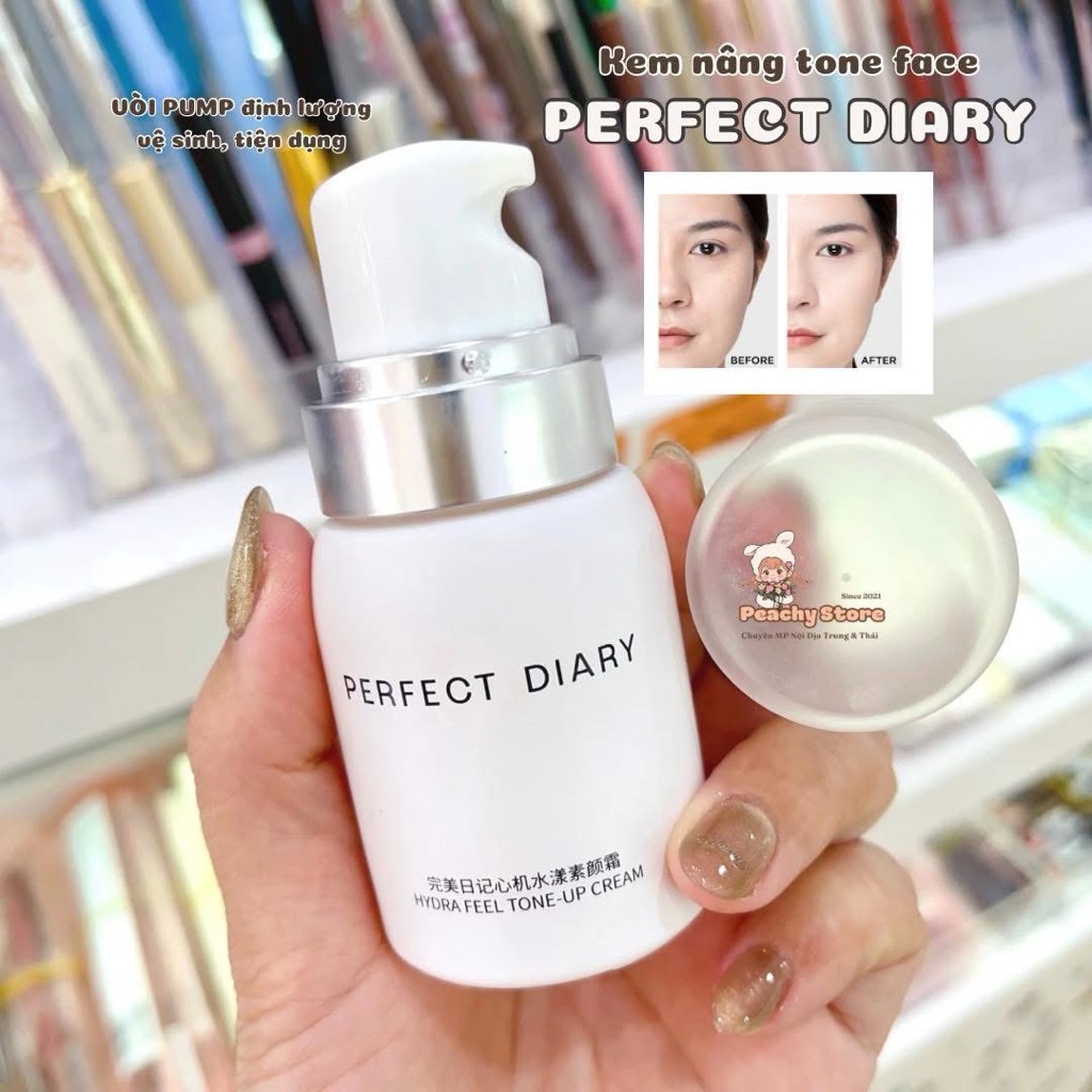 [PERFECT DIARY] Kem Nâng Tone PERFECT DIARY, Làm Sáng & Dưỡng Ẩm Cho Da Nâng Tone Tự Nhiên, 40g