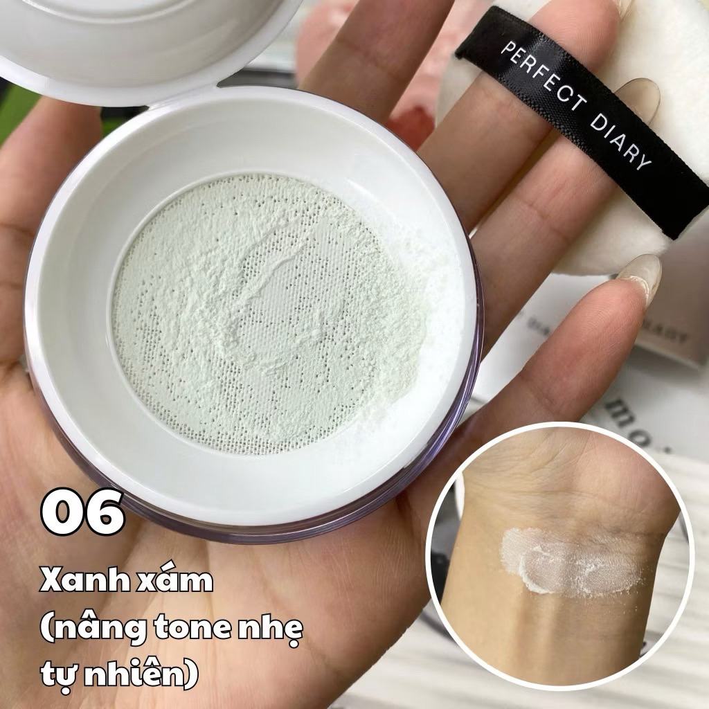[PERFECT DIARY] Phấn Phủ Kiềm Dầu Perfect Diary Chống Thấm Nước Kiểm Soát Dầu Cả Ngày 12h 7g