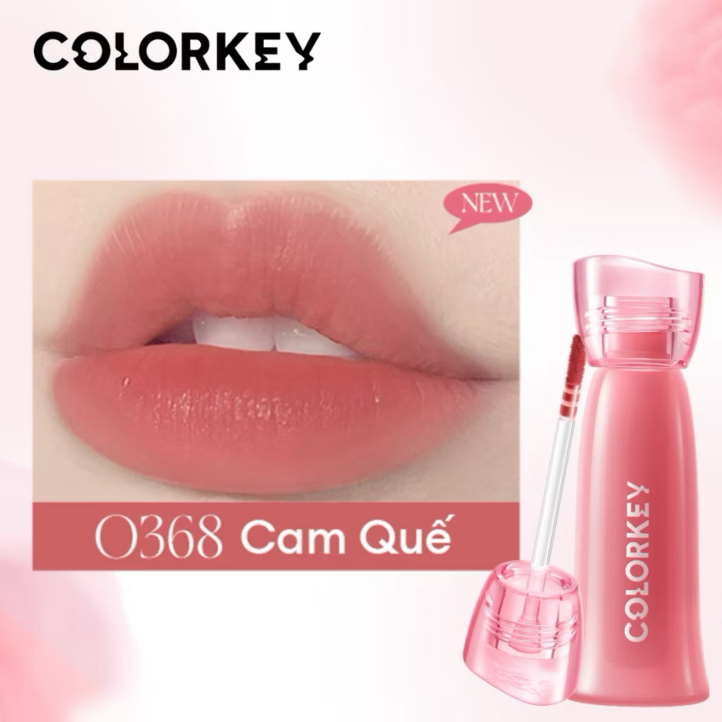 [MỚI] Son COLORKEY Watery Tint Phiên Bản Mới Bền Màu Lâu Trôi, Không Dính Cốc, Siêu Mịn Môi 2.5g
