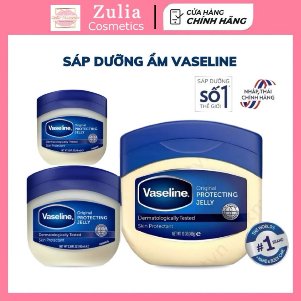 Sáp Dưỡng Ẩm Vaseline Original Protecting Jelly, Sáp Nẻ Dưỡng Ẩm VASELINE