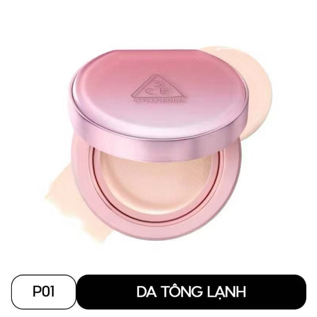 Phấn Nước 3CE Fitting Mesh Cushion Refill Set SPF40 PA+++ 11g