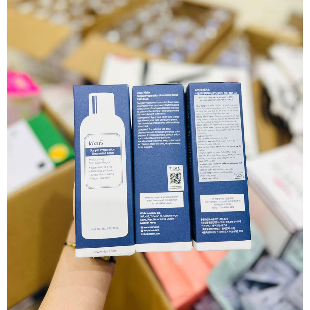 [NHẬP KHẨU] TONER KHÔNG MÙI KLAIRS CHO DA NHẠY CẢM